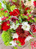 Pre-Order Christmas Designer Choice Fresh Cut Mixed Bouquet