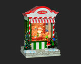9" Candy House Snow Globe w/Santa, Music & LED Light