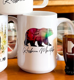 Rossburn Northern Lights Bear Mug