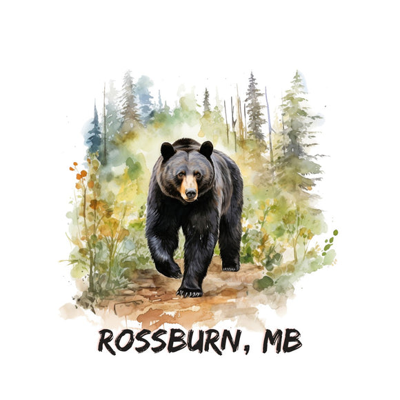 Rossburn Duke Bear Vinyl Sticker