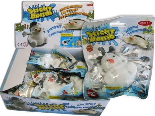 Snowman Sticky Splat Ball