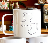 Rossman Lake (shape) Camp Mug