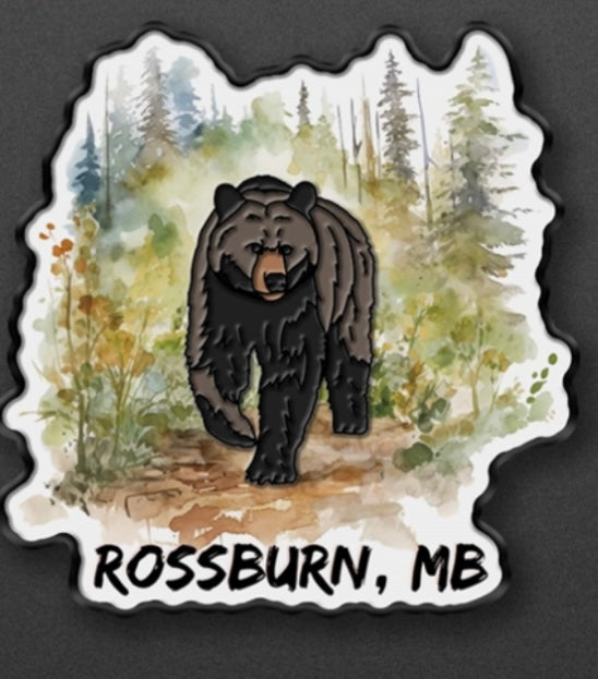 Rossburn Duke Bear Enamel Pin