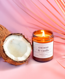 Coconut + Vanilla - Summer | Spring Candle 8oz