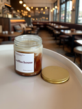 Coffee House- Latte Candle- Clear Jar, 8oz Soy Candle