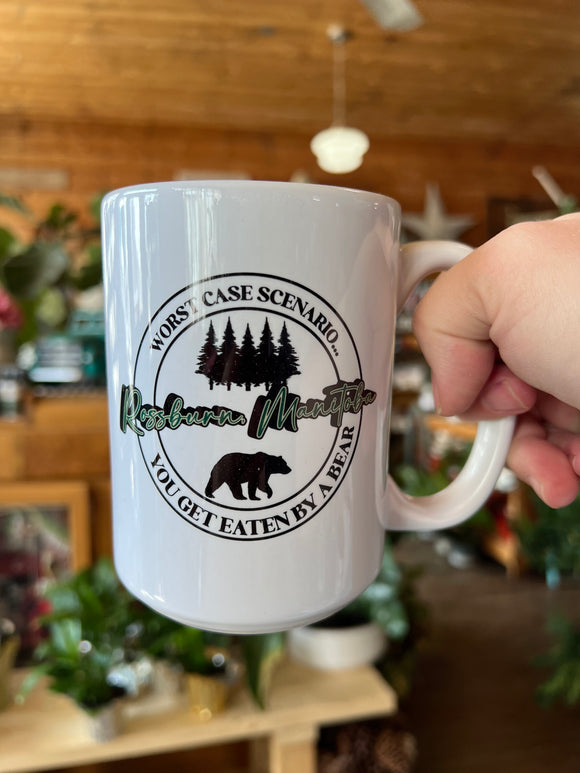 Worst Case A Bear Eats You Rossburn Mug