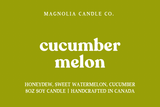 Cucumber Melon - Summer | Spring Candle 8oz