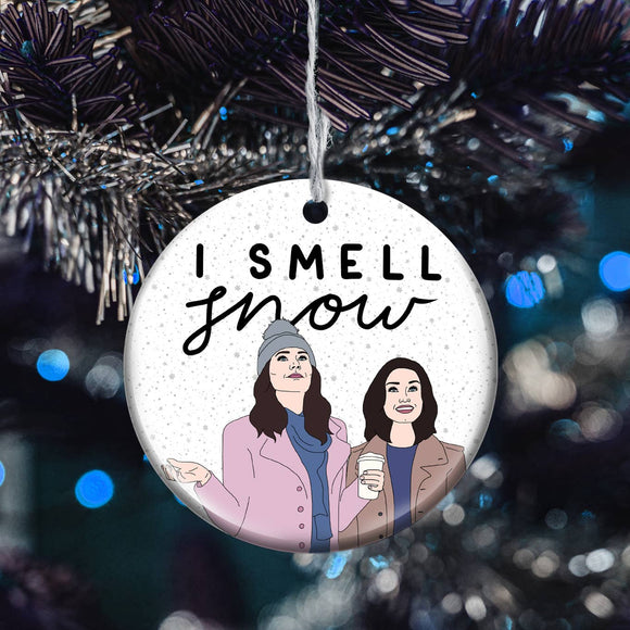 I Smell Snow Ornament