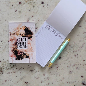 Get Shit Done Notepad | Sweary Notepad | Funny To Do List
