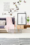 Parisian Butterflies Decor Transfer