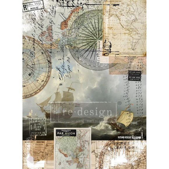 On A Voyage I Decor Transfer
