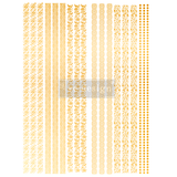 Gilded Inlay Scrolls Decor Tansfer