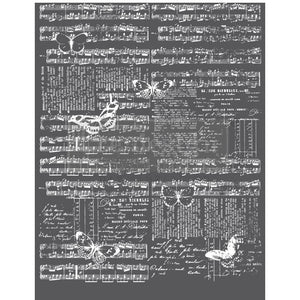 Music and The Butterflies Decor Transfer