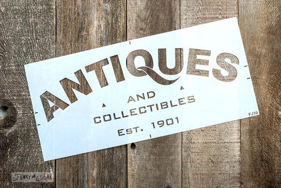 Antique Stencil- Funky Junk