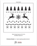 Sweater Weather Stencil- Funky Junk