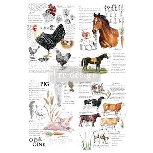 Farm Life Decor Transfer
