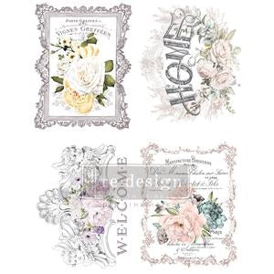 Floral Home Decor Transfer