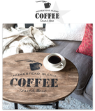 Homestead Coffee Stencil- Funky Junk