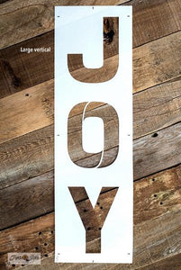 Joy Stencil Large Vertical- Funky Junk
