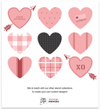 Heart Stencil- Funky Junk
