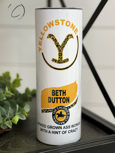 Beth Dutton Inspired Claw 20oz Skinny Tumbler