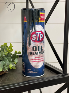 STP Oil Treatment Inspired 20oz Skinny Tumbler