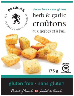 Deluca's Herb and Garlic Croutons