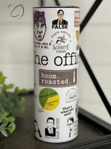 The Office Inspired 20oz Skinny Tumbler