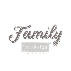 Family Decor Transfer