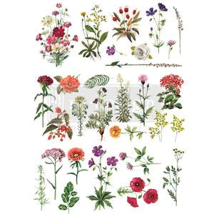 Floral Collection Decor Transfer
