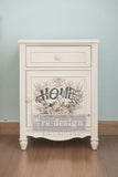 Floral Home Decor Transfer