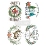 Holly Jolly Xmas Decor Transfer