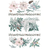 Evergreen Florals Decor Transfer